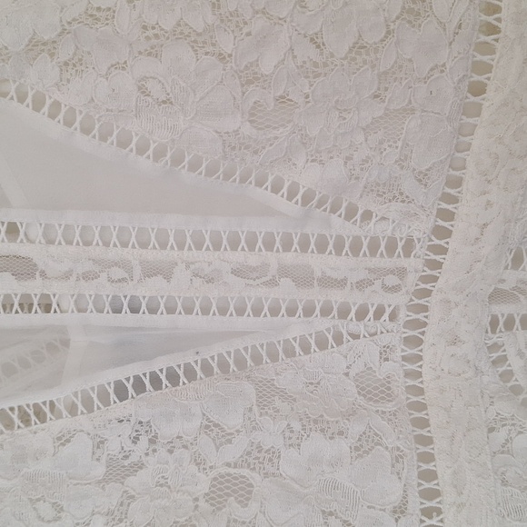 French Connection Chante White Lace dress - Picture 10 of 10